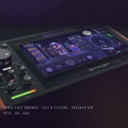 Raccoon Audio「ManTube Fuzz」滑らかな真空管サチュレーションから激しく崩れたファズまで作れる3エンジン搭載エフェクト｜DTMプラグインセール