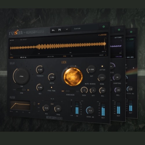 Revesby Audio「Altered Matter Collection」ディレイ・サチュレーション・スペクトルフィルター（Resin・Lacquer・Facet）を収録した3種類の無料エフェクト集｜DTMプラグインセール