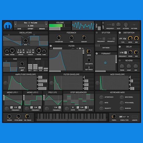 Matt Tytel「Helm」2オシレーター＋SUBと柔軟なモジュレーションで音作りできる無料セミモジュラーシンセ｜DTMプラグインセール