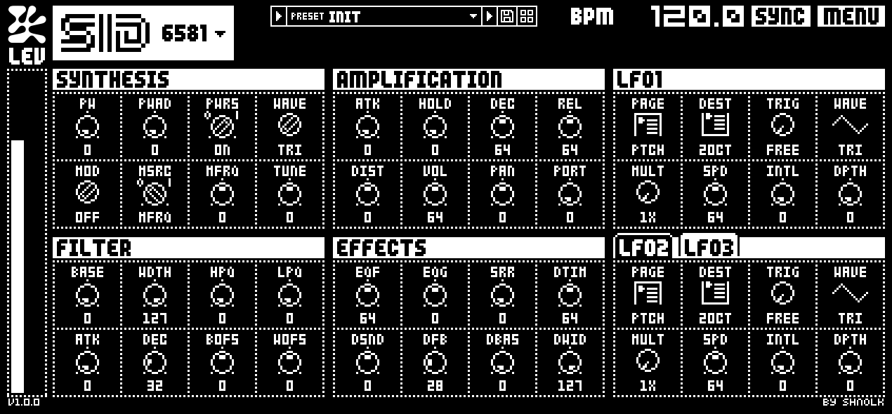 Shnolk「Monomodule」Elektron MonomachineのオリジナルDSPプログラムをDAWで動かせる無料エミュレーション・プラグイン｜DTMプラグインセール