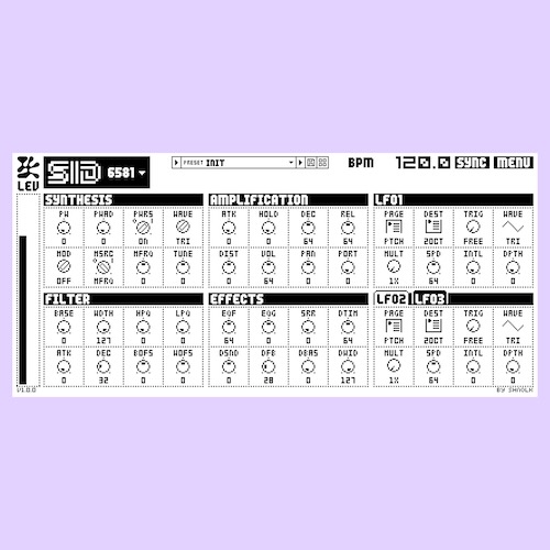 Shnolk「Monomodule」Elektron MonomachineのオリジナルDSPプログラムをDAWで動かせる無料エミュレーション・プラグイン｜DTMプラグインセール