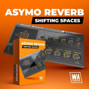 W.A. Production「Asymo Reverb」部屋の形を自由に変形し、回転するリバーブ空間を作れる空間系エフェクト｜DTMプラグインセール