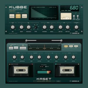 SubverseLab「KUBBE & KASET」空間表現とテープカラーを加えられるリバーブ＆カセットエフェクト｜DTMプラグインセール