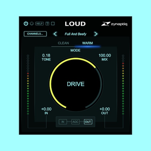 Zynaptiq「LOUD」密度・パンチ・トーン・音圧をまとめて整えられるトラック／バス／マスター用プロセッサー｜DTMプラグインセール