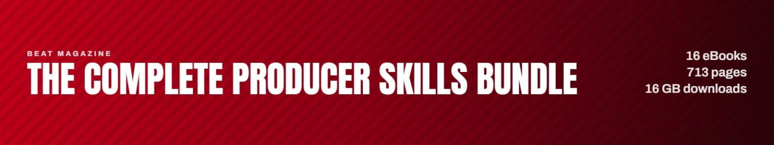 Beat Magazine「The Complete Producer Skills Bundle」16冊の制作eBookと11GB超のサンプル・プラグインを収録したDTM学習バンドル|DTMプラグインセール