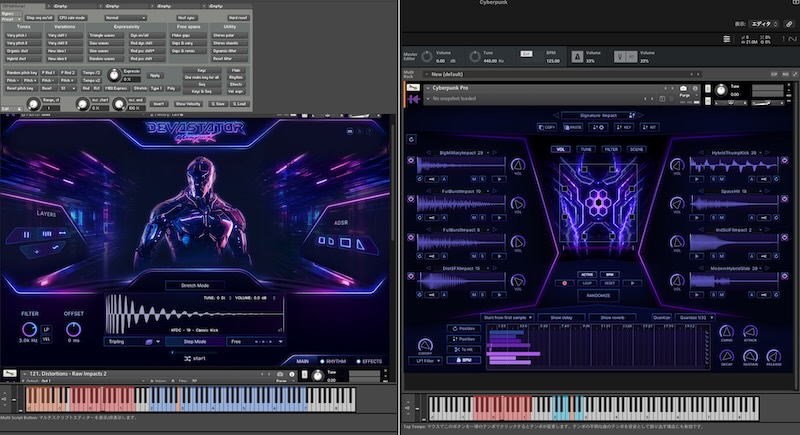 Keepforest「Devastator – Cyberpunk Pro」トレーラー級の重量感とインダストリアルな荒々しさを、Drum & Bass・Dubstep・Midtempoへ融合！4,650以上のサウンドとMorphing EngineでNeuropunkの世界を構築するシネマティック・サウンドライブラリ｜DTMプラグインセール