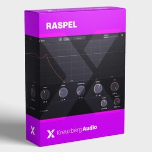 Kreuzberg Audio「RASPEL」6種類のフィルターとサチュレーション・Wavefolderを融合！レゾナンスを保ちながら歪ませる無料エフェクト｜DTMプラグインセール