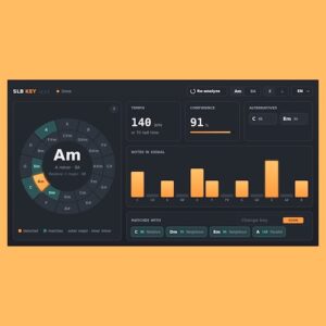 Salonebeats「SLB Key(Free Beta)」再生するだけでキーとBPMをリアルタイム検出！Camelot Wheelも表示できる無料VST3プラグイン｜DTMプラグインセール