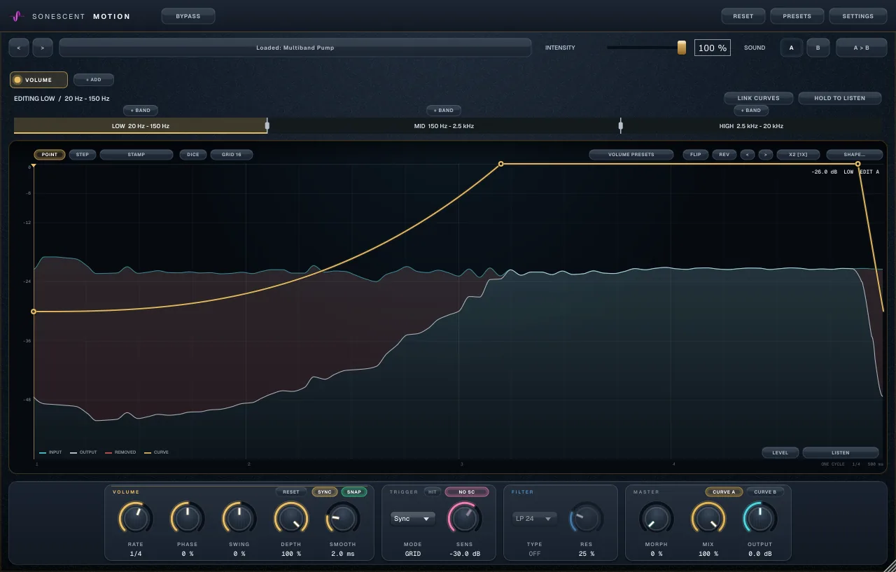 Sonescent「Motion・Loudness Meter・Sample Crate」マルチバンド音響処理・LUFS計測・サンプル整理に使える無料プラグイン&デスクトップアプリ|DTMプラグインセール