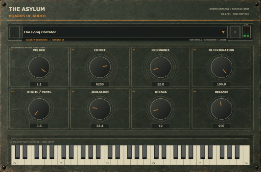 The Asylum「Boards of Audio – Free Edition」劣化テープや古い教育映像を思わせる20種類のローファイ音色を収録した無料音源|DTMプラグインセール