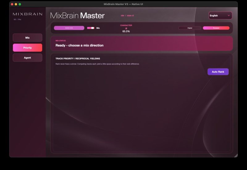 Kensuke Okumura「MixBrain V3 FREE」ミックスの意図を言葉で伝えて処理に反映!QuickMix・Transform・ローカルLLMを使える無料AIミックスプラグイン|DTMプラグインセール