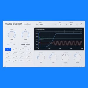 j.mp3 labs「Pulse Ducker」テンポ同期やMIDI・オーディオトリガーに対応！16種類のカーブで音量変化を作れる無料ダッキングプラグイン｜DTMプラグインセール