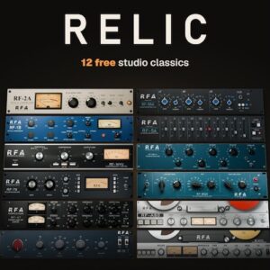 RiverFlux Audio「Relic」5コンプ・5EQ・2テープマシンを収録！12種類のクラシックスタジオ機材を再現したエフェクトコレクション｜DTMプラグインセール