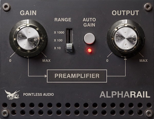 Pointless Audio「AlphaRail」ARP 2600の入力プリアンプに着想!オペアンプ特有の歪みとローファイな質感を加えるプラグイン|DTMプラグインセール
