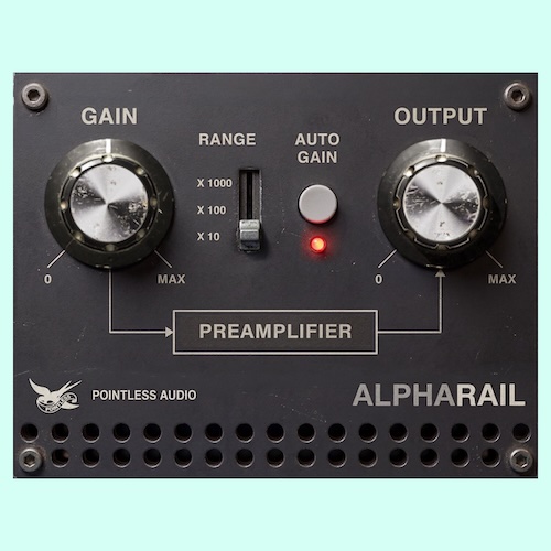 Pointless Audio「AlphaRail」ARP 2600の入力プリアンプに着想！オペアンプ特有の歪みとローファイな質感を加えるプラグイン｜DTMプラグインセール