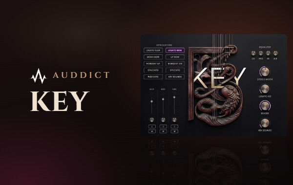 Auddict「Key」スウェーデンの伝統楽器ニッケルハルパを収録！10種類の奏法と3つのマイクで表情豊かな演奏ができるKontakt音源｜DTMプラグインセール
