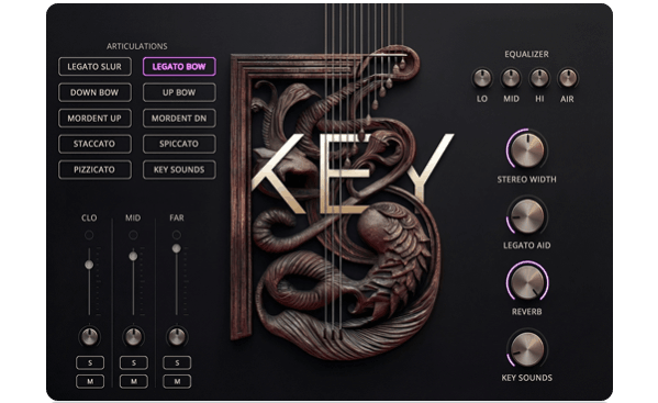 Auddict「Key」スウェーデンの伝統楽器ニッケルハルパを収録！10種類の奏法と3つのマイクで表情豊かな演奏ができるKontakt音源｜DTMプラグインセール