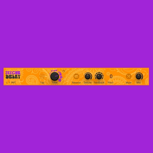 Native Instruments「Psyche Delay」60年代の逆回転テープを思わせるリバース効果とステレオディレイで幻想的な空間を作るプラグイン｜DTMプラグインセール