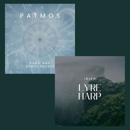 Dark Intervals「PATMOS」「IRISH LYRE HARP」パッド系シンセと10弦ライアーハープを収録したシネマティック制作に使えるKontakt音源｜DTMプラグインセール