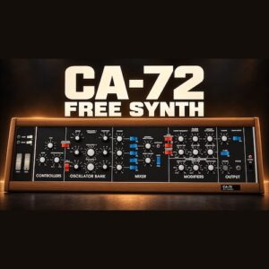 Idle Foundry「CA-72」1972〜73年頃のMinimoog Model Dを回路からモデリングした無料VST3／CLAPシンセ｜DTMプラグインセール