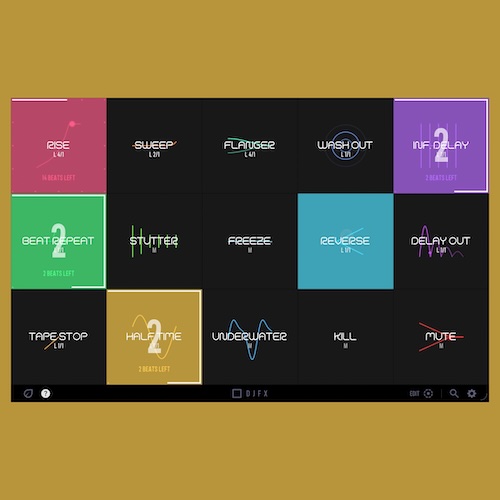 Thenatan Audio「DJFX」Tape Stop・Reverse・Stutter・Riseなど15種類のトランジションを1クリックで使えるエフェクトプラグイン｜DTMプラグインセール