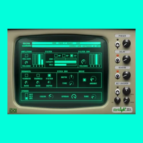 UVI「Darklight IIx」80年代を象徴するデジタルサンプラーのサウンドをシンセ・ドラムマシン・マルチフレーザーで再現した音源｜DTMプラグインセール