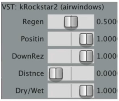Airwindows「kRockstar2」6×6マトリクスで密度の高い残響を作る！リアルなホール空間を再現するリバーブ｜DTMプラグインセール