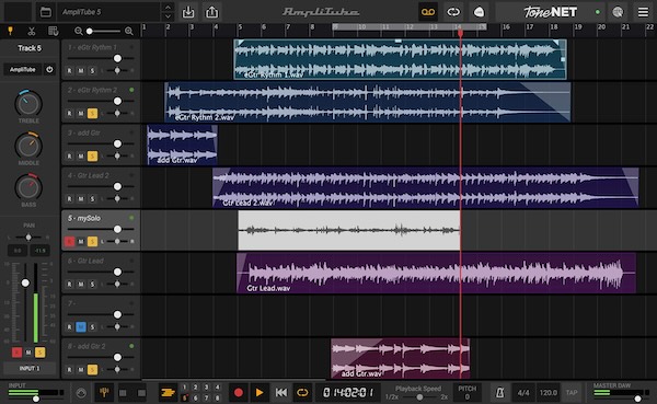 IK Multimedia「AmpliTube 5 SE」80種類のアンプ・キャビネット・エフェクトを組み合わせてギター＆ベースの音作りができるアンプシミュレーター｜DTMプラグインセール