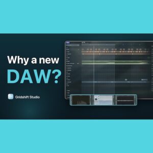 「Gridshift Studio」キーボード中心の高速ワークフロー！130以上のコマンドで音楽制作を進められるmacOS向けDAW｜DTMプラグインセール