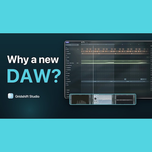 「Gridshift Studio」キーボード中心の高速ワークフロー！130以上のコマンドで音楽制作を進められるmacOS向けDAW｜DTMプラグインセール