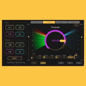 HoRNet「Butterfly」EQ・コンプ・クリッパー・リミッターを1つにまとめたマスタリング＆チャンネルストリッププラグイン｜DTMプラグインセール