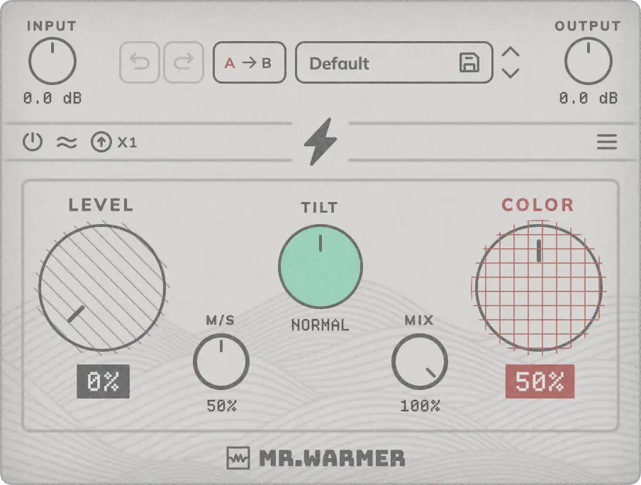 Mr.Moustache「Mr.Warmer」12AX7真空管サチュレーションとTilt EQ・Mid/Side処理でミックスに太さと温かみを加えるプラグイン｜DTMプラグインセール