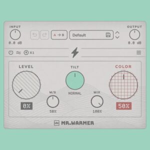 Mr.Moustache「Mr.Warmer」12AX7真空管サチュレーションとTilt EQ・Mid/Side処理でミックスに太さと温かみを加えるプラグイン｜DTMプラグインセール
