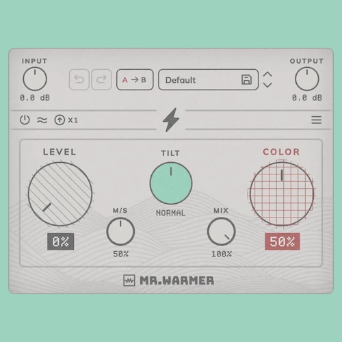 Mr.Moustache「Mr.Warmer」12AX7真空管サチュレーションとTilt EQ・Mid/Side処理でミックスに太さと温かみを加えるプラグイン｜DTMプラグインセール