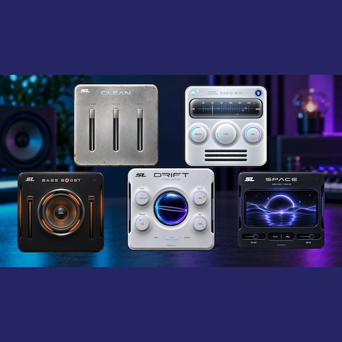 Sfoor Labs「SL Free Plugins Collection」音に広がりや動き、ラジオ風の質感を加える5種類のエフェクトプラグイン｜DTMプラグインセール