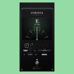 Caesura Effects「Corista」ギター・ベースの音程を高精度に確認！変則チューニングやミュート機能に対応した無料チューナープラグイン｜DTMプラグインセール