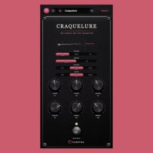 Caesura「Craquelure」3種類のダイオードモードとオクターブ機能を搭載！ひび割れるような独特の歪みを生み出す無料ファズプラグイン｜DTMプラグインセール