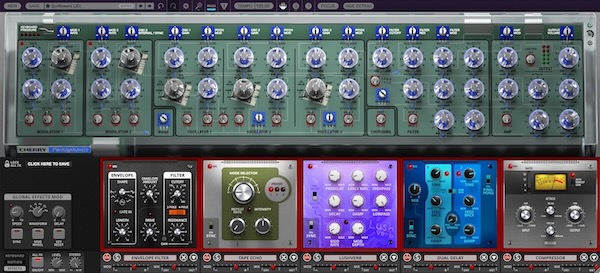 Cherry Audio「Pentaphonic」1981年の希少なアナログシンセを再現!3基のオシレーターと最大16ボイスで厚みのあるパッドやリードを作れるソフトシンセ|DTMプラグインセール