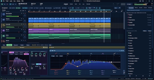 Morningdew Media「MorningDAW」録音・MIDI打ち込み・ミキシング・マスタリングまで対応！シンセやエフェクトも内蔵した無料DAW｜DTMプラグインセール