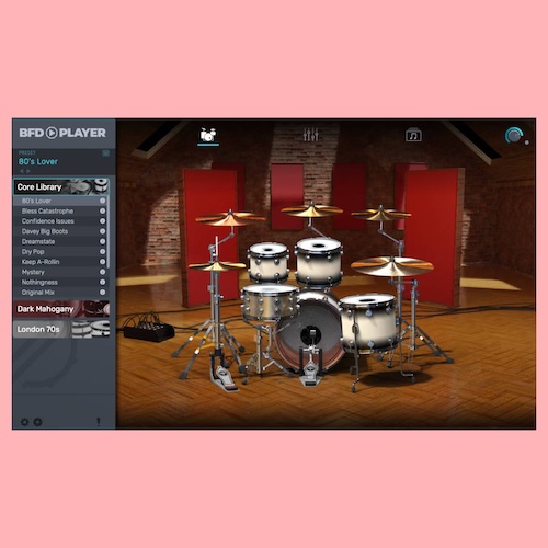 BFD「BFD Player」5GBのドラム音源と340種類のグルーヴを収録！ミキサーも搭載した無料アコースティックドラムプラグイン｜DTMプラグインセール