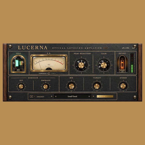 KALU AUDIO「Lucerna」4種類の光学セルと6種類の真空管モデルを搭載し、ボーカルやベースの音量を自然に整える無料オプティカルコンプレッサー｜DTMプラグインセール