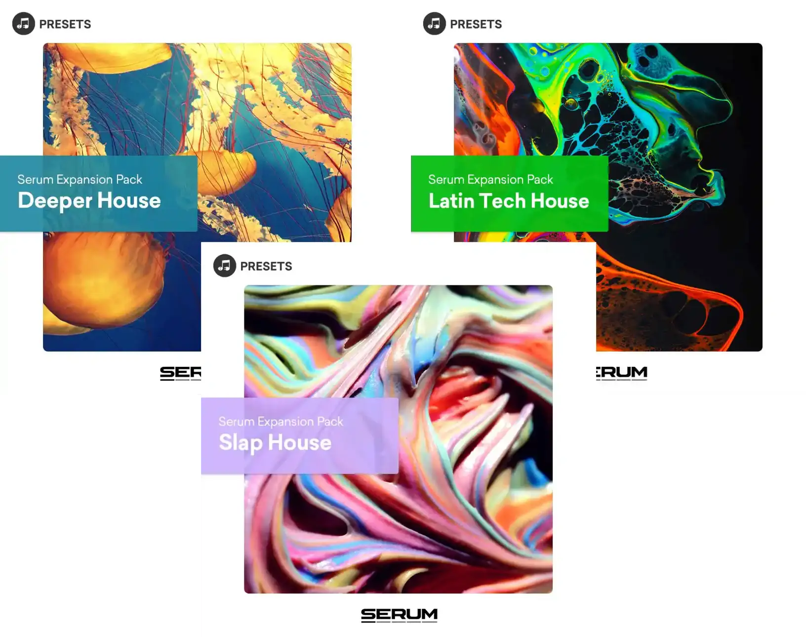 Plugin Boutique「Modern House & Tech Serum Presets Bundle」192種類のプリセットを収録！Deep House・Slap House・Latin Tech House向けSerumプリセット集｜DTMプラグインセール