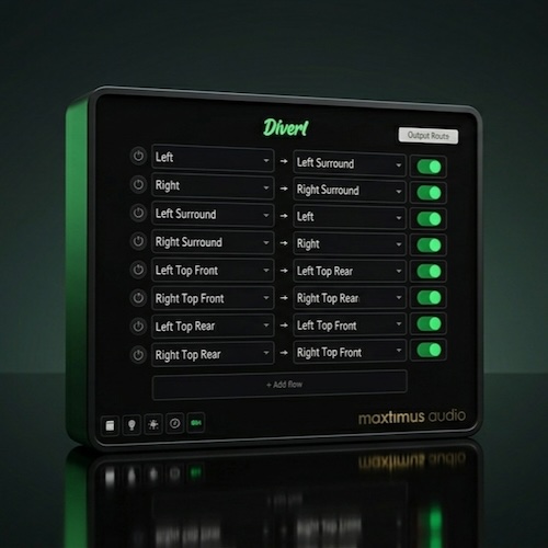 max1mus audio「D1vert」最大16チャンネルのサラウンド音声を自由に再ルーティング！スピーカーの出力先変更やチャンネル入れ替えに対応する無料プラグイン｜DTMプラグインセール