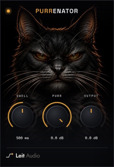 Leit Audio「Purrenator」ギターのロングトーンに温かみのある唸りを追加！チョーキングやビブラートに追従する無料エフェクトプラグイン｜DTMプラグインセール