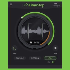 Cableguys「TimeStop」3種類のモードで自在なテープストップ効果を作成！DAWオートメーションでピッチ変化を描けるエフェクトプラグイン｜DTMプラグインセール