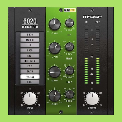 McDSP「6020 Ultimate EQ」10種類のアナログ系EQモデルを搭載！真空管の温かみからソリッドステートの力強いサウンドまで対応｜DTMプラグインセール