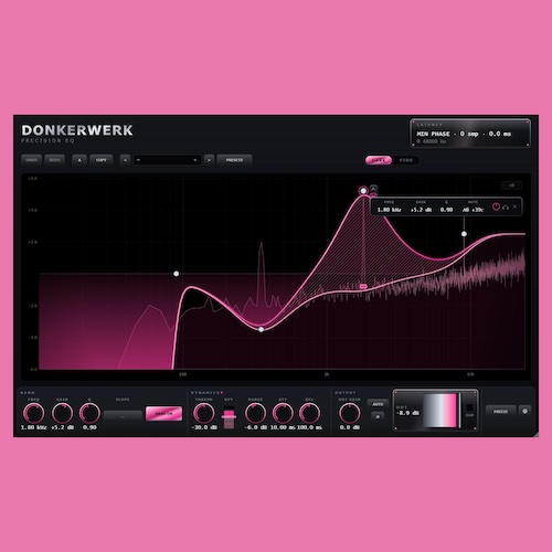 DONKERWERK「808 SOFT CLIP・PEQ・SOFT CLIP・CONTOUR」808ベースの歪み加工・12バンドEQ・マスターバス処理・MIDIメロディ生成に使える4種類のVST3プラグイン｜DTMプラグインセール