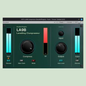 Recording Studio9「LA9B Levelling Compressor」ワンダイヤルで音量を整え、2種類のコンプレッションモードとアナログ風の質感を加えられる無料プラグイン｜DTMプラグインセール