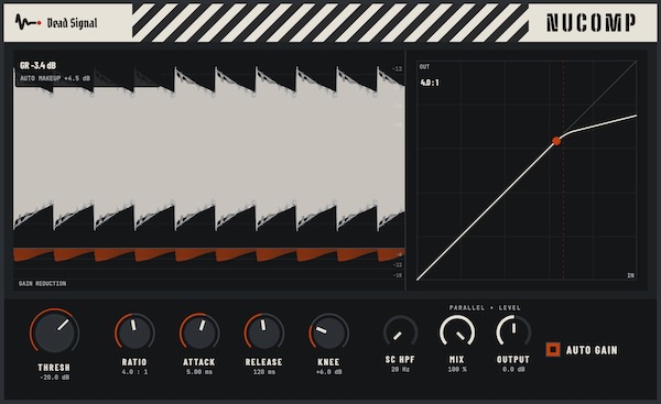 Dead Signal Audio「The Nu series」ダイナミックEQ・コンプレッサー・ノイズゲート・サチュレーターの4種を収録！ヘヴィなサウンド制作向けエフェクト集｜DTMプラグインセール