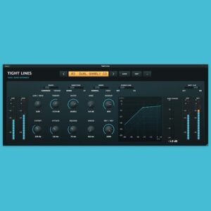 Dropshot Audio「Tight Lines」低域と高域を個別にコントロール！コンプレッション・エクスパンション・ソフトクリッピングを搭載した無料ダイナミクスプラグイン｜DTMプラグインセール